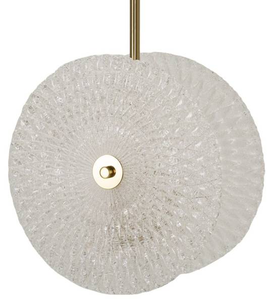 Lustre Glass Doré - Verre - 35 x 80 x 18 cm