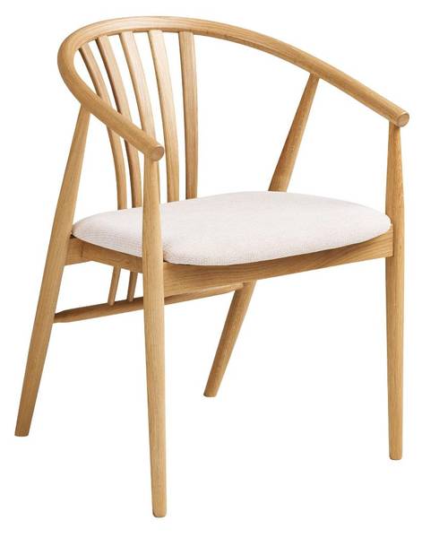 Essgruppe Oline (7-teilig) Weiß - Holz teilmassiv - 120 x 75 x 90 cm