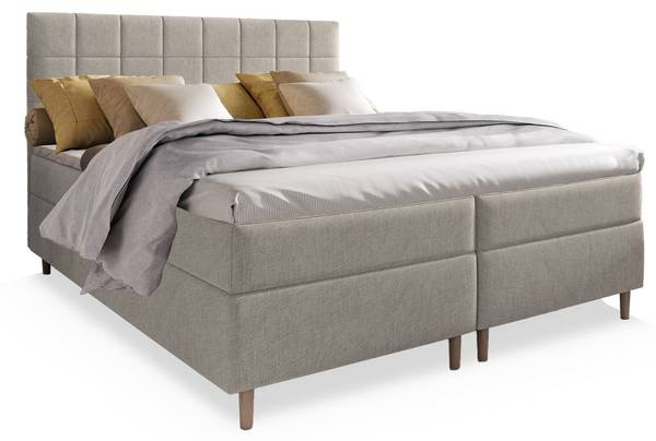 Boxspringbett IBIZA Beige - Liegefläche Breite: 160 cm