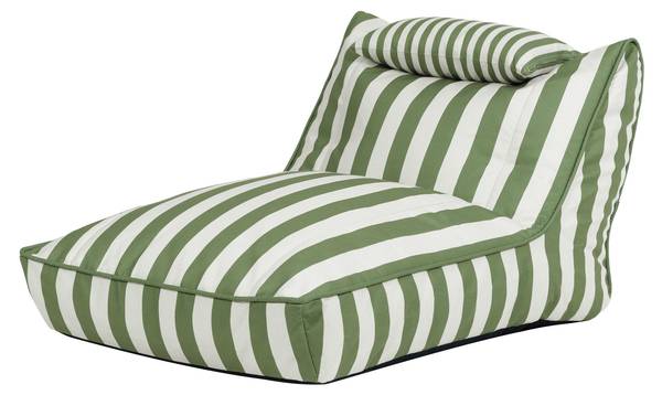 Outdoor Sitzsack Liege Nova Grün - Webstoff - 84 x 68 x 108 cm