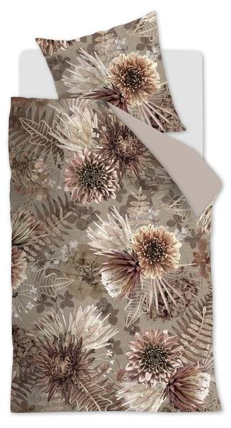 Bettwäsche Protea 2-teilig Sandbraun - 155 x 220 cm