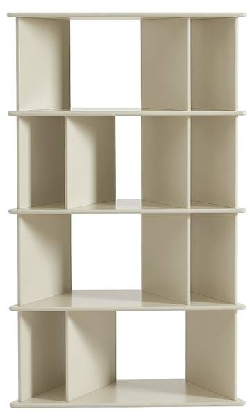 Bücherregal MORENCI Beige - Holz teilmassiv - 100 x 166 x 40 cm