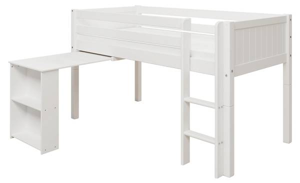 Hochbett Nordic Romantic Weiß - Kiefer - 106 x 118 x 209 cm