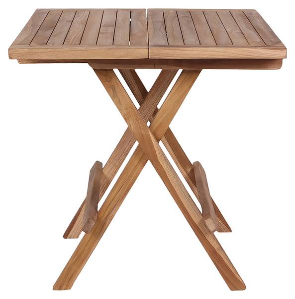 Tuintafel Bine bruin - massief hout - 50 x 50 x 50 cm