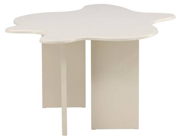 Esstisch Flower Beige - Holzwerkstoff - 190 x 76 x 123 cm