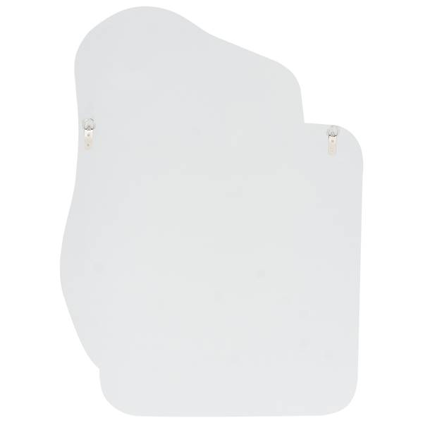 Wandspiegel ARVERT Weiß - Holzwerkstoff - 60 x 80 x 1 cm