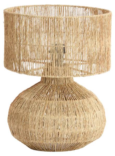 Tischlampe AROVA Braun - Textil - 30 x 40 x 30 cm
