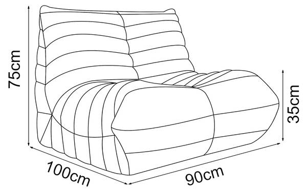 Fauteuil Kodsø grijs