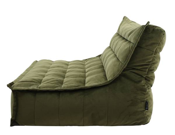 Dolce Sofa Samt Olive Olivgrün