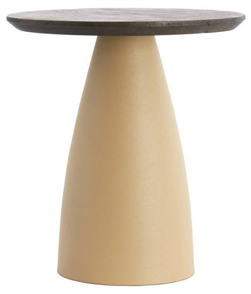 Tisch OCANA Braun - Metall - 45 x 50 x 45 cm