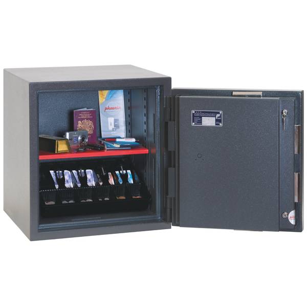 Sicherheitstresor HS2051K Grau - Stahl - 52 x 55 x 50 cm