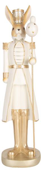 Decoratie Beeld Konijn Easter&Anner beige - kunststof - 12 x 47 x 13 cm