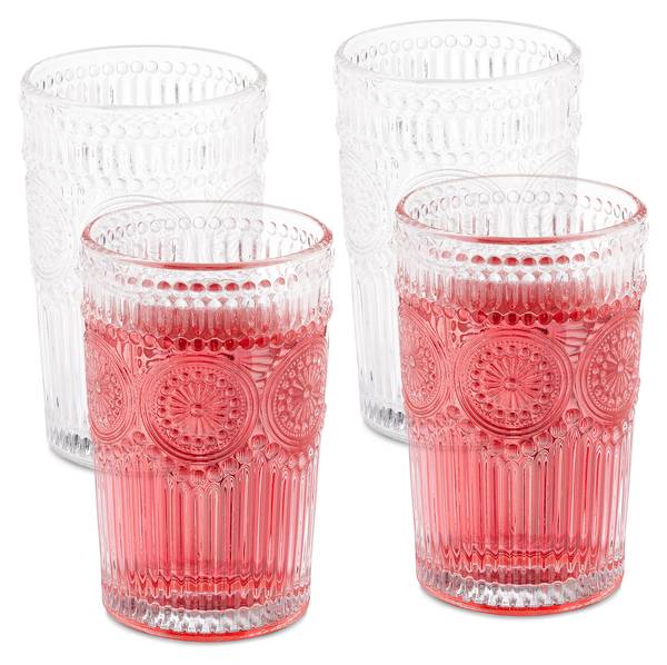 Vintage Trinkgläser 4er Set 400 ml kaufen
