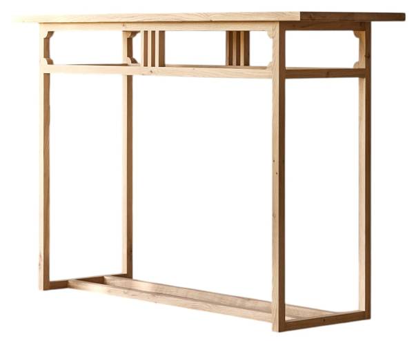 Konsolentisch Clovis Beige - Eiche - 122 x 83 x 40 cm