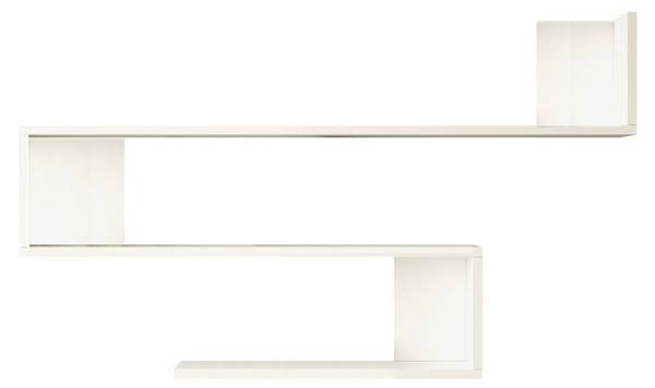 Étagère murale Phad Blanc - Bois manufacturé - 120 x 71 x 15 cm