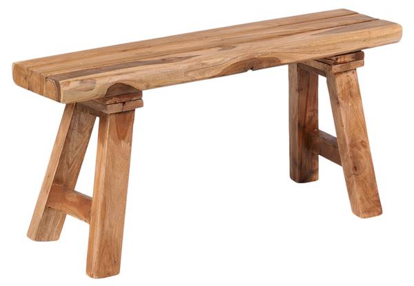 Bank Palma Braun - Massivholz - 29 x 41 x 84 cm