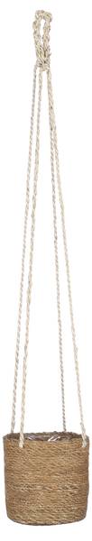 Pflanzenampel Atlantic 2er set Braun - Naturfaser - 16 x 16 x 16 cm