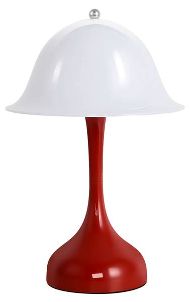 Tafellamp Adele Ⅲ Rot - Metall - 9 x 16 x 25 cm