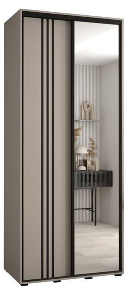 Schwebetürenschrank Dakota 7 100 x 45 cm