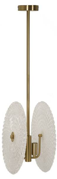 Lustre Glass Doré - Verre - 35 x 80 x 18 cm