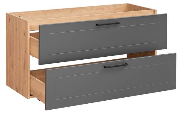 Schrank unter waschbecken MADERA CUW120 Beige - Melamin - 120 x 61 x 46 cm