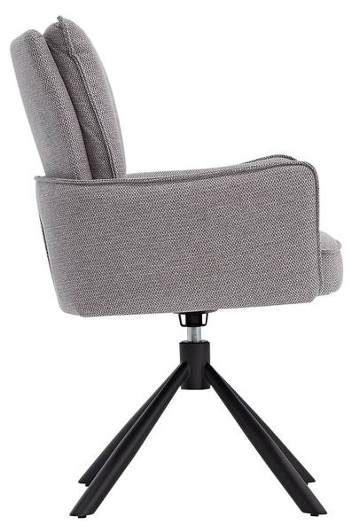 Chaise de salle à manger pivotante 2840 Gris - 1 chaise