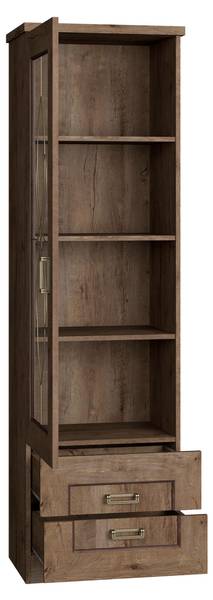 Vitrine Tadeusz 10 I Braun - Holzwerkstoff - 46 x 191 x 44 cm