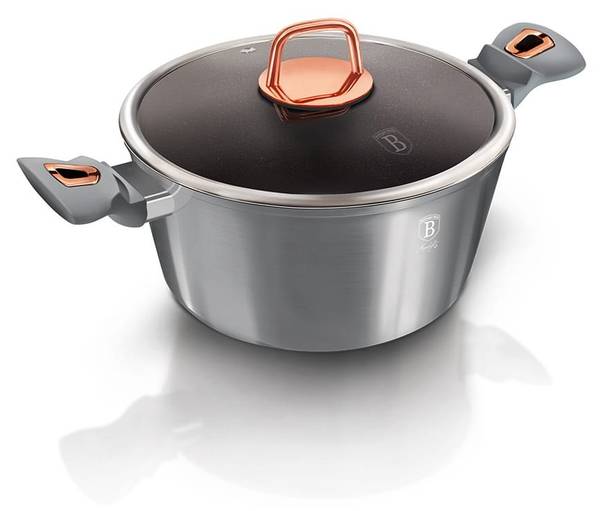 Topf 8948 BH6013 Grau - Aluminium - 28 x 13 x 28 cm