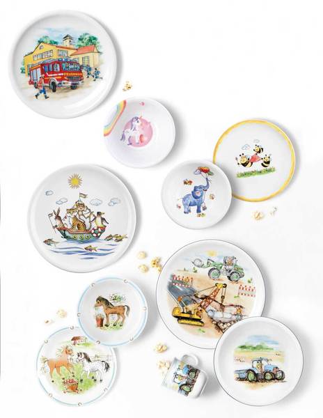 Kindergeschirr Set Prinzessin 5-teilig Pinie - 2 x 2 x 2 cm