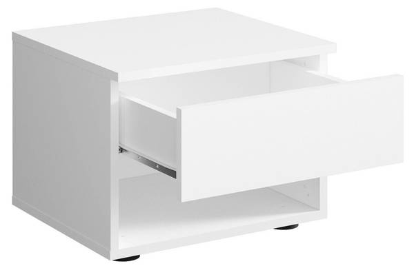 Schlafzimmer-Set FINO 4-teilig Weiß - Ohne Lattenrost - Liegefläche Breite: 160 cm