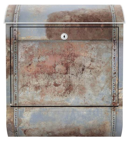 Briefkasten Camden Walls Grau - Stahl - 39 x 46 x 13 cm