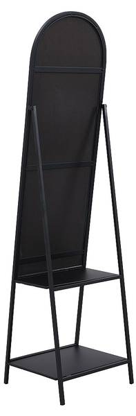 Standspiegel mit Füßen LIVIO Schwarz - Metall - 41 x 172 x 46 cm