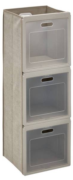 Aufbewahrungssystem CUBE N DOOR Beige - Papier - 30 x 91 x 30 cm
