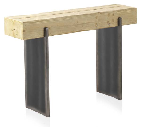 Console  10935 bruin - plaatmateriaal op houtbasis - 35 x 82 x 120 cm