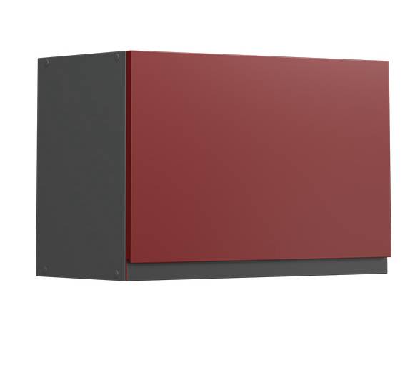 Hängeschrank R-Line 39741 Anthrazit - Rot