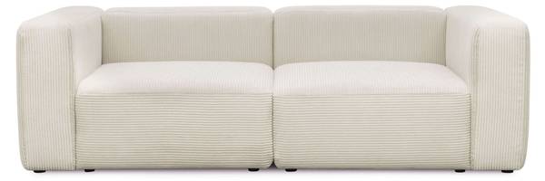 3-Sitzer Modulares Sofa Cubo Beige - Textil - 226 x 66 x 110 cm