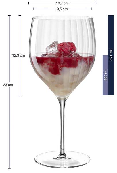 Cocktailgläser-Set Poesia 12-teilig Glas - 1 x 1 x 1 cm