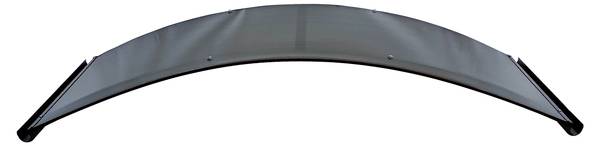 Vordach R-150 RAL 8017 Braun - Aluminium - 150 x 20 x 70 cm