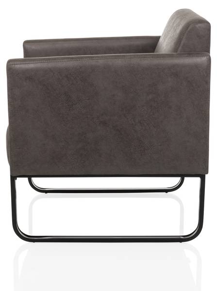 Fauteuils lounges Aruba Retro Gris - Tissé à plat - 67 x 78 x 71 cm
