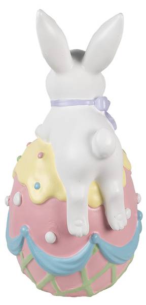 Dekorationsfigur Kaninchen Easter&Mason Weiß - Keramik - 28 x 55 x 32 cm