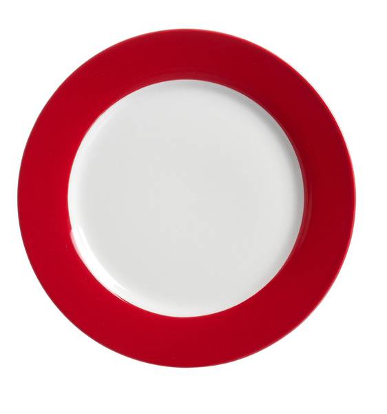 Dessertteller Doppio 6er Set Rot