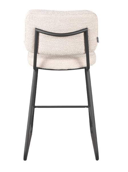 Barstühl NOAH 2er-Set Weiß - Metall - 61 x 94 x 48 cm