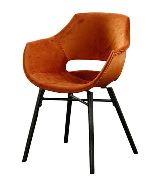 Chaise ZAJA Velvet Marron