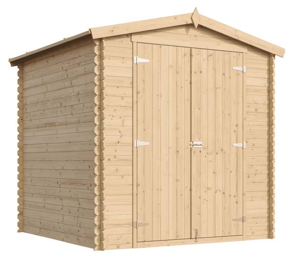 Gartenhaus M343C1 Beige - Fichte - 188 x 218 x 188 cm