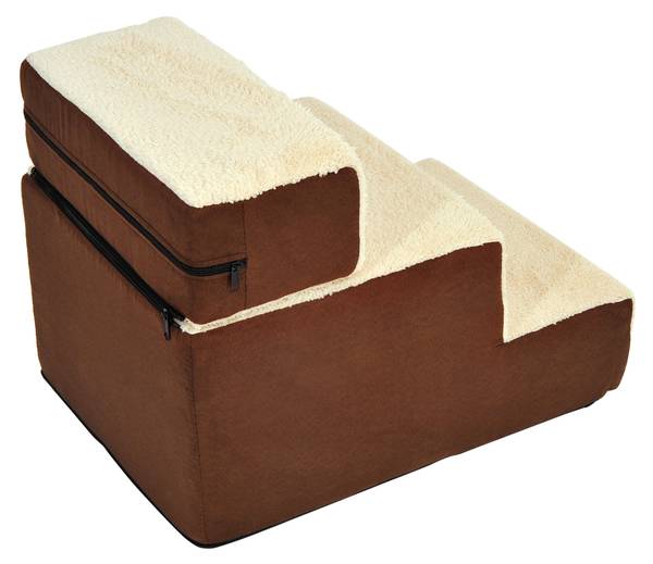 Hondentrap D06-004 beige - textiel - 40 x 39 x 54 cm