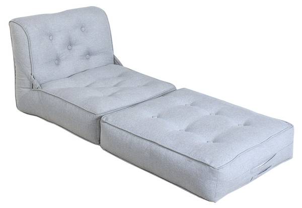 Schlafsessel ZONIRA Grau - Textil - 65 x 75 x 70 cm