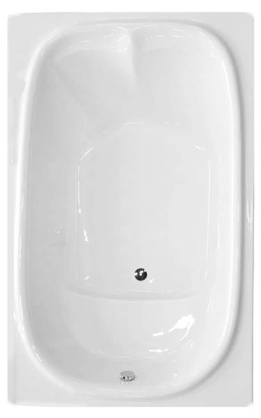 Badewanne XXL Cado Weiß - Polyacryl - 127 x 62 x 202 cm