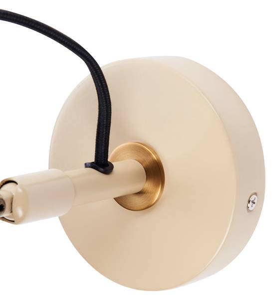 Wandlampen MOYOLA 2-tlg Beige - Gold - Bambus - 11 x 19 x 22 cm