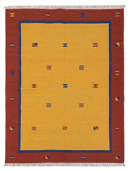 Kurzflorteppich Modern Gelb - Naturfaser - 170 x 1 x 240 cm