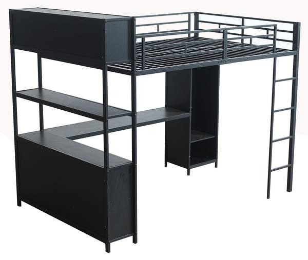 Hochbett Mia Schwarz